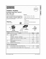 DataSheet FDD8874 pdf